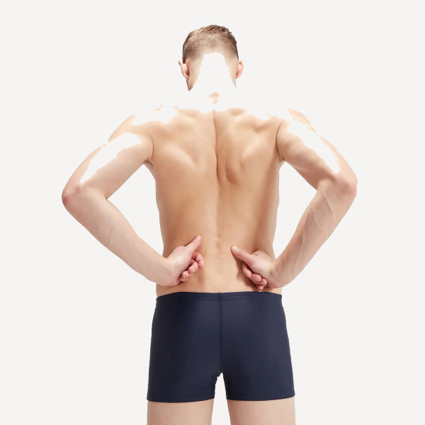 Плавки-шорты Speedo Tech Print Aquashort (Мужской; 38 (54); Черный/Синий)